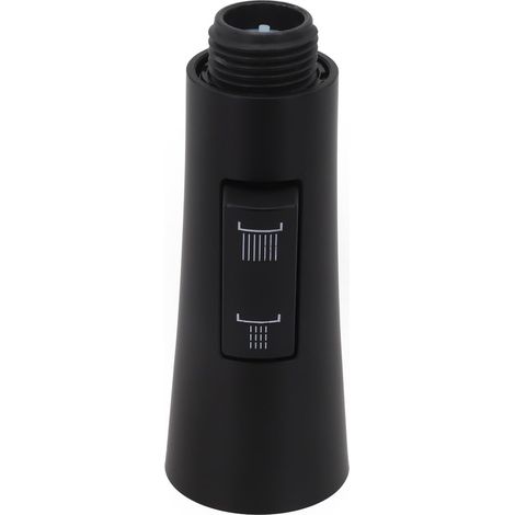 Pommeau de douche extractible noir pour robinet de cuisine - flexible, pratique, design moderne (1/5)