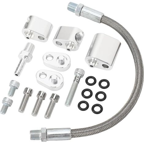 Kit de Tuyau de Croisement de Liquide de Refroidissement, Tuyau de Dérivation du Corps de Papillon avec Conception étanche pour Moteurs de la Série LS (1/5)