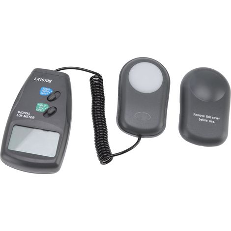 Détecteur d'éclairement numérique portable 2mAh ABS, affichage LCD 0,7 pouces, pour plantes, jardin, bureau, école