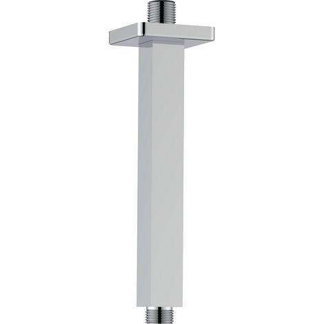 Braccio doccia a soffitto quadrato 20 cm (1/2)