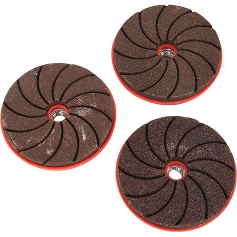 Meule abrasive 50 100 200 grains multifonctionnelle design intégré double fixation encastrée interface vis M10 disques de ponçage (1/5)