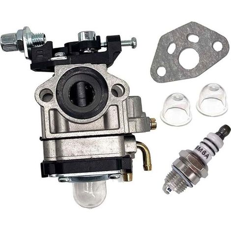 Carburateur avec jeu de joints pour débroussailleuse Scheppach MFH5200-4P / BCH5200PB (1/5)