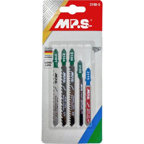 Ensemble de scie sauteuse de haute précision MPS 3198 (5 pièces)