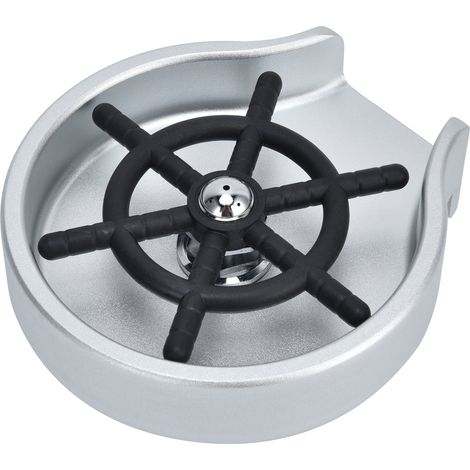 Nettoyeur de vitres automatique haute pression avec tuyau pour éviers de cuisine et vitres, adapté à un usage personnel et professionnel (argent/noir) (1/5)