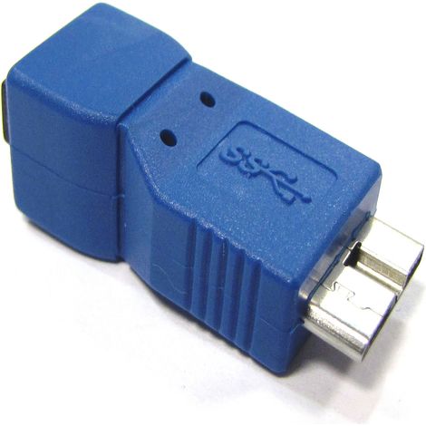 BeMatik - Adaptateur USB 3.0 vers USB 2.0 (mini USB Micro USB à B B Femme Mâle) (1/2)