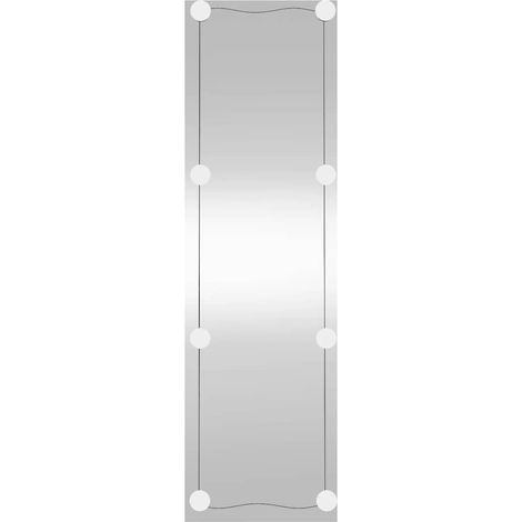 Maison Exclusive - Specchio da Parete con Luci LED 30x100 cm Vetro Rettangolare