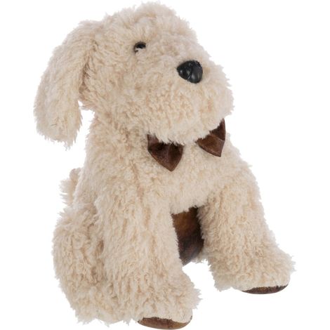 Cale porte chien beige en textile doux - beige clair (1/3)
