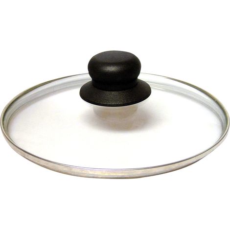 Baumalu 383 716 - Coperchio in Vetro (Bordo in Acciaio Inox)