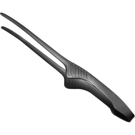 Pinces à pâtisserie, ustensiles de cuisine, pinces à aliments pour barbecue coréen, pique-nique et barbecue-black (1/5)