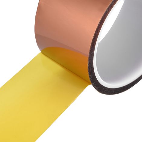 Ruban Adhésif Haute Température Résistant à La Chaleur, Ruban Kapton Résistant aux Hautes Températures 250-300℃ - Longueur Differentes [ 20mm 30mm 50mm ](50mm). (1/5)