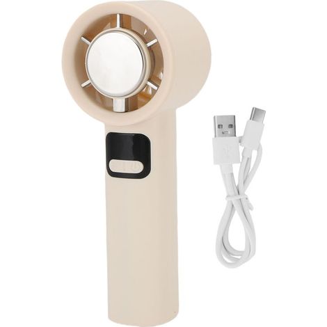 Ventilateur Main 100 Vitesses – Affichage LED – USB Rechargeable – Silencieux – Intérieur/Extérieur (1/5)