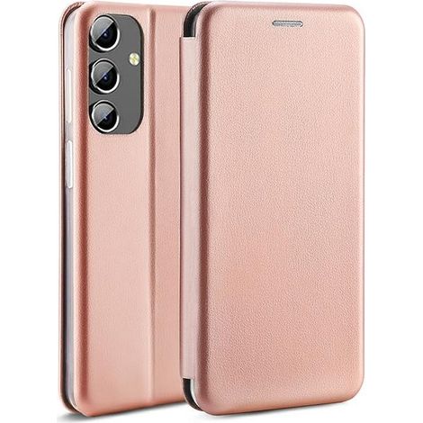 Étui à rabat Beline or rose pour Samsung A04s