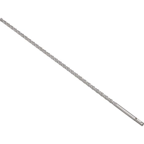 KOTARBAU® Kotarbau® Foret Beton Sds Plus 8x600mm - Meche Beton avec Pointe en Carbure Foret Béton - Foret Perforateur - Foret Hélicoïdal Pour Pierre Kvs - en Acier 40Cr - Argent (1/5)