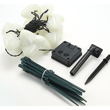 Luminaire Solaire Extérieur Champignon - LED Étanche IP44 - Pour Jardin Terrasse Patio - Lot de 10 (1/5)
