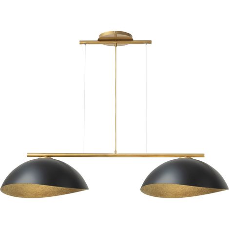 Lampadario decorativo Solar Sigma oro/nero 2xE27 48 cm (1/2)