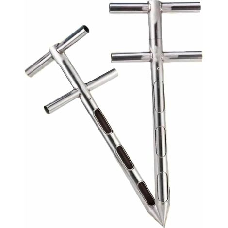 Outil de sonde d'échantillonnage – Tube double couche pour la capture matériaux à des profondeurs spécifiques, idéal les tests d'assurance qualité - 19mmL 1.5m/4.9ft (1/5)
