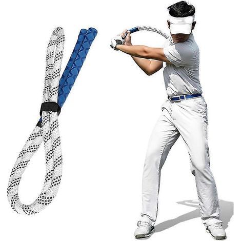 Corde de fitness Blue Golf Power Rope Swing : améliore le rythme du swing.