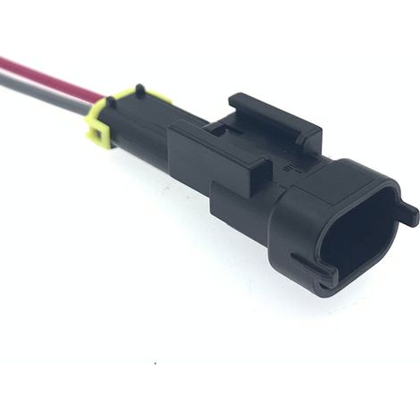 Le JB1060-2P est un connecteur mâle/femelle à deux broches pour les fiches d'injecteurs Bosch et les fiches d'injecteurs à rampe commune.