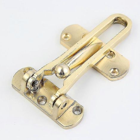 Verrou de porte à chaîne compatible avec porte d'entrée, verrou de porte avec chaîne pivotante de sécurité, nickel brossé-AquaForge (1/2)