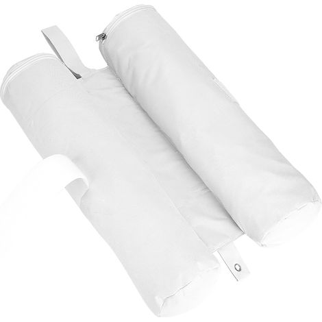 Sacs de sable lestés pour auvent, pieds de tente pliante pare-soleil, abri solaire extérieur (blanc) (1/5)