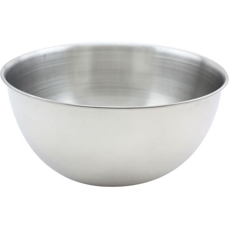 1 Bol inox, Acier inoxydable, 20,5 cm, Argent, Ustensile de pâtisserie, Saladier