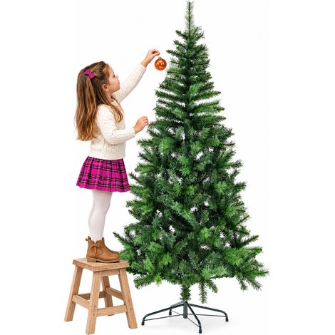 Albero di Natale 180cm Canadese Verde con 554 Punte Folto Decorazione Foltissima (1/5)