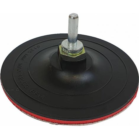 SCHEIBE 125mm UNIVERSAL DÜNN KLETTVERSCHLUSS