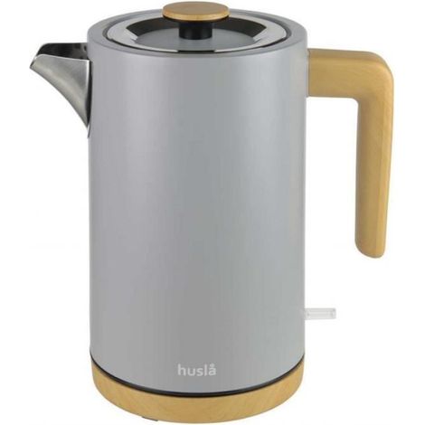Bouilloire Électrique - 1.5 L - 2000 W - Socle Rotatif 360° - Indicateur Niveau Eau - Acier Inoxydable