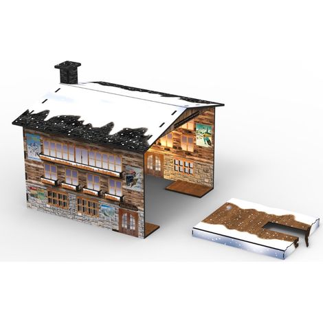TETTOIA CABINA DELLA FUNIVIA SKY LIFT CON LUCI LED MYVILLAGE MYSK01
