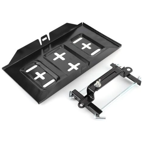Staffa per alloggiamento batteria, piastra di montaggio, kit di fissaggio, accessorio per auto 19 cm (1/5)