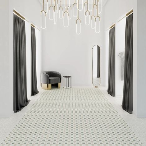 Carrelage Effet Mosaïque TESSERAE Suit Moss 28x28cm