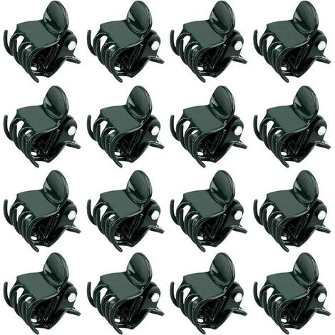 100 Pieces Clips de Support Plante,Clips pour Plantes Grimpantes,Clips Orchideen,Clips Attache Tuteur,Jardin Clips de Fixation Plante en Plastique,pour Plantes,Fleurs-Orchidée Style (1/4)