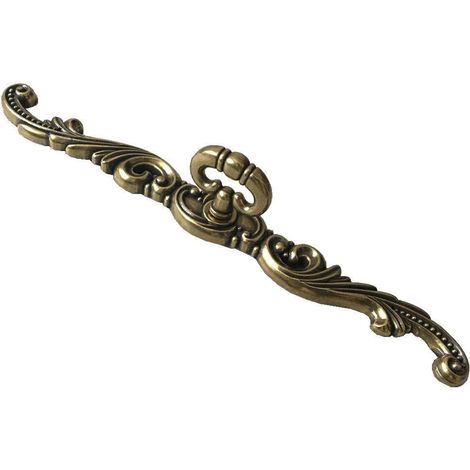 Anneau de poignée tiroir style vintage avec plaque fixation, en (1/5)