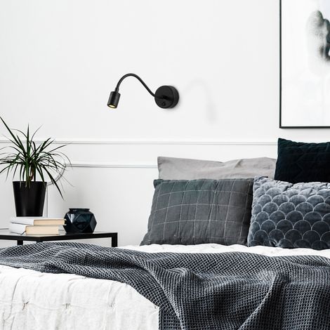 Wandlampe Black Metal Veridia