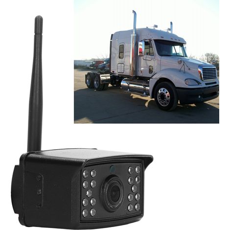Caméra de recul HD WIFI avec 18 lumières LED adaptée aux voitures, camions, camping-cars, remorques, bus, véhicules de transport routier et autres véhicules (WC106) (1/5)