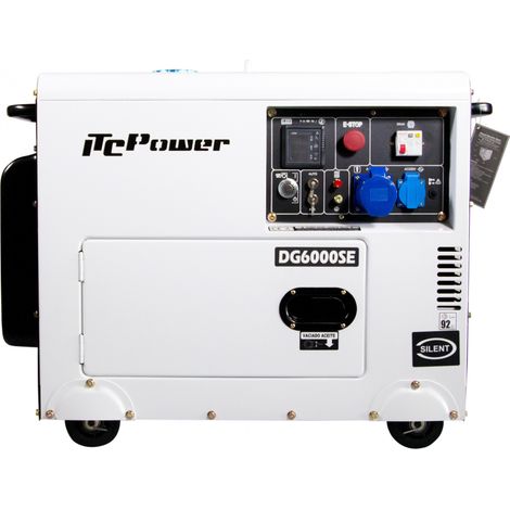 DG6000SE Generador Diesel ITCPower 5,3 kW (1/5)