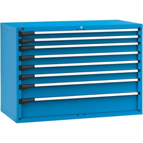 PROVOST - Armoire métallique Master Pro 8 tiroirs - Gris - Structure acier