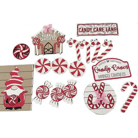 Plateau de Noël à étages pour bureau, décoration festive pour la maison (1/4)