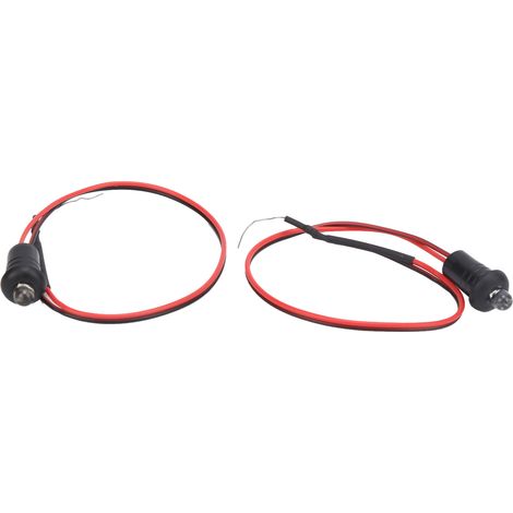 Alarme factice LED rouge anti-vol auto, feu témoin sécurité voiture, universel 12V, modification accessoire (1/5)