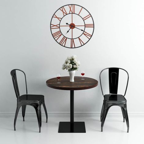 Horloge murale Métal 58 cm Rouge (1/5)