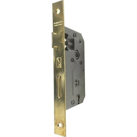SERRATURA 'PATENT' B.Q. ottonato verniciato E 35  - BONAITI