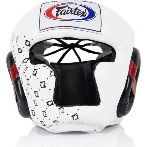 Casque de boxe Fairtex HG10 Blanc M (1/5)