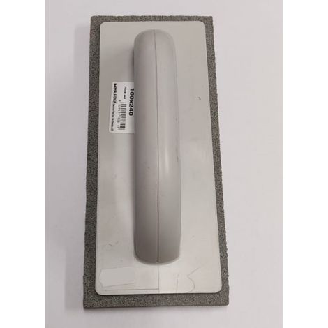 FRATTONE 100x240MM - CORPO IN PLASTICA COLORE GRIGIO E GOMMAPIUMA