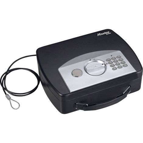 Master Lock P40020 Cassette à docuuments (l x H x P) 74 x 254 x 201 mm noir (1/4)