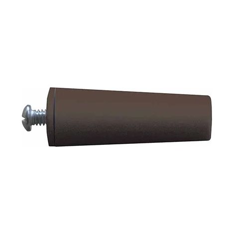 Boite de 25 butées de volet roulant marron, longueur 55mm (1/2)