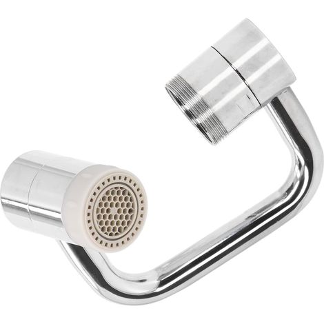 1 rallonge de robinet, aérateur universel rotatif à 1080 degrés avec filtre intégré pour salle de bain et cuisine. (1/5)