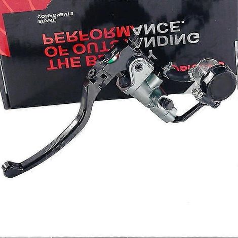 Pompe à poussée directe 17,5 rcs pour freins à disque Brembo Calf Abalone Crab avant et arrière CNC avec course réglable (gauche) (1/5)