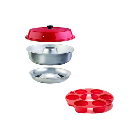 PACK OMNIA Four Nomade Compact + Moule à Muffins 6 Compartiments Camping-Car Van Bateau (1/5)