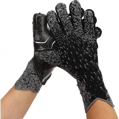 Gants de gardien de but de football avec une excellente adhérence et une bonne respirabilité, pour enfants, adolescents et adultes, taille 8. (1/5)