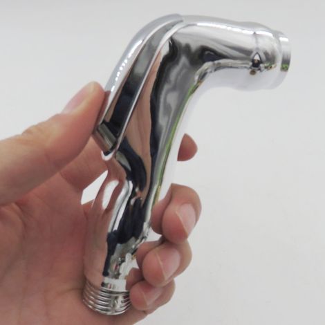 Electroplated ABS shower head, plastic bidet nozzle, kitchen accessory, toilet flush gun (1/4)